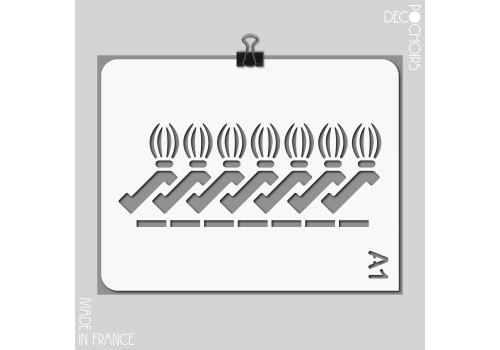 Pochoir pour la décoration. Référence : 