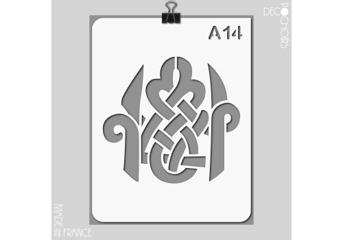 decopochoirs, vos pochoirs personnalisés. Pochoir pour la décoration. Référence :