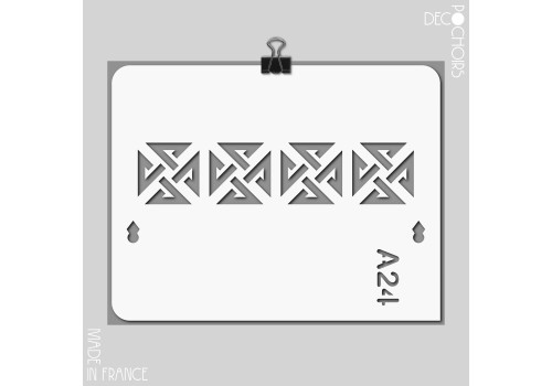 Pochoir pour la décoration. Référence : 