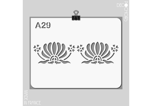 Pochoir pour la décoration. Référence : 