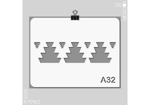 Pochoir pour la décoration. Référence : 