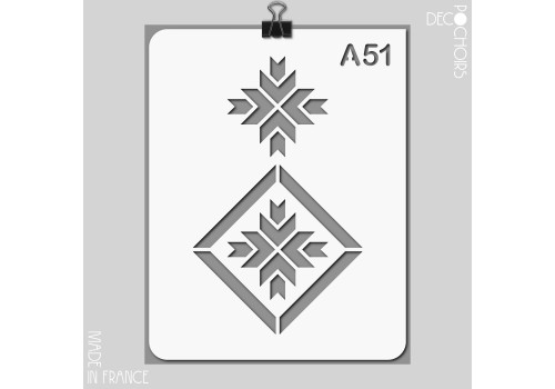 Pochoir pour la décoration. Référence : 