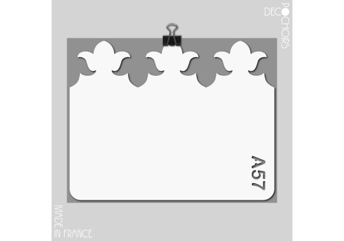 decopochoirs, vos pochoirs personnalisés. Pochoir pour la décoration. Référence :