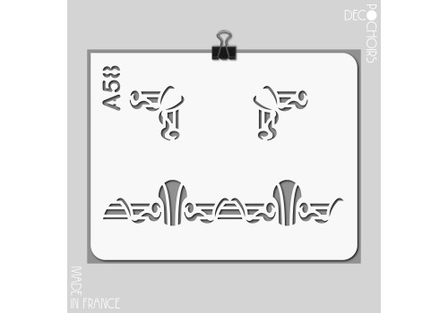 Pochoir pour la décoration. Référence : 