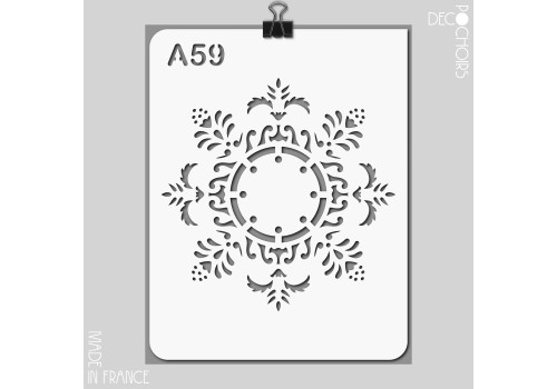Pochoir pour la décoration. Référence : 