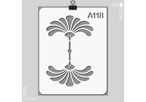 Pochoir pour la décoration. Référence : 