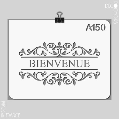 Pochoir pour la décoration. Référence : 