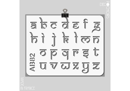 Pochoir pour la décoration. Référence : 