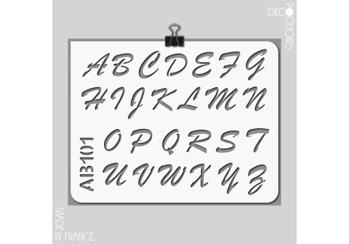 Pochoir pour la décoration. Référence : 