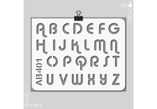 Pochoir pour la décoration. Référence : 