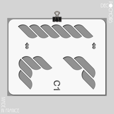 Pochoir pour la décoration. Référence : 