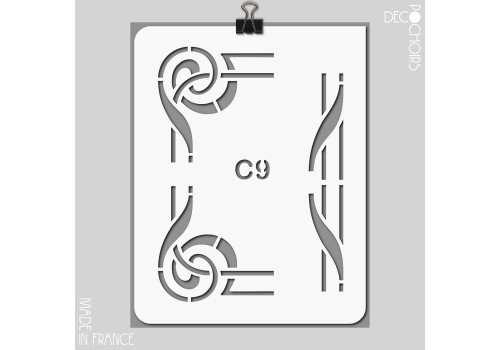 Pochoir pour la décoration. Référence : 