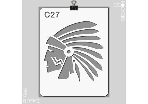 Pochoir pour la décoration. Référence : 
