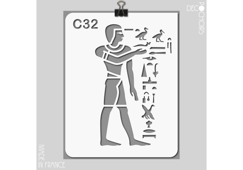 decopochoirs, vos pochoirs personnalisés. Pochoir pour la décoration. Référence :