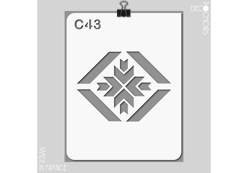 Pochoir pour la décoration. Référence : 