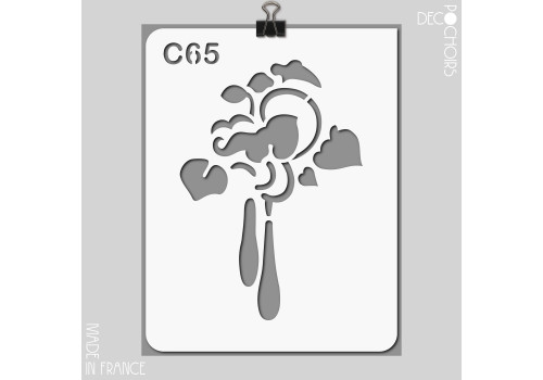 decopochoirs, vos pochoirs personnalisés. Pochoir pour la décoration. Référence :