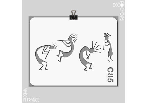 Pochoir pour la décoration. Référence : 