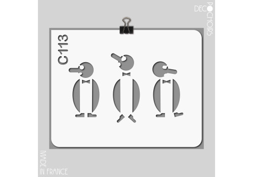 Pochoir pour la décoration. Référence : 