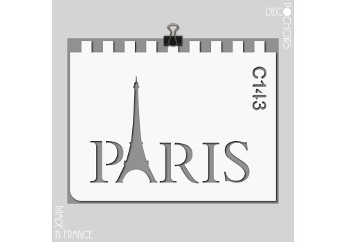 Pochoir pour la décoration. Référence : 