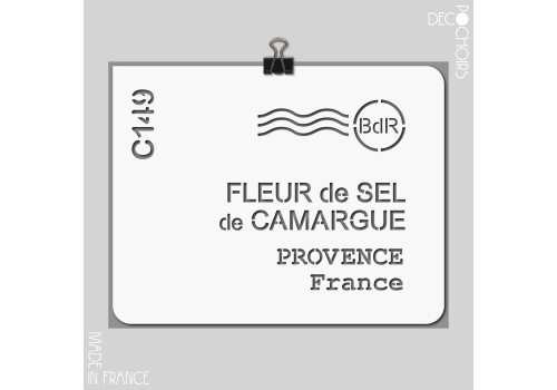 Pochoir pour la décoration. Référence : 