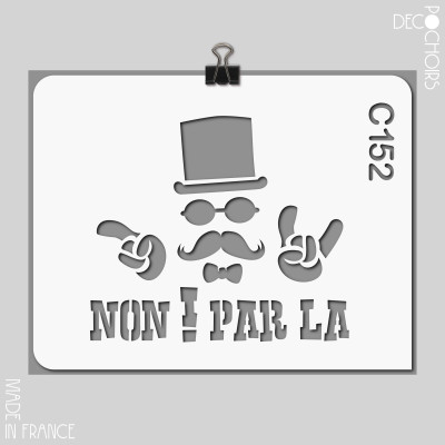 Pochoir pour la décoration. Référence : 