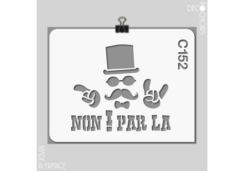 Pochoir pour la décoration. Référence : 