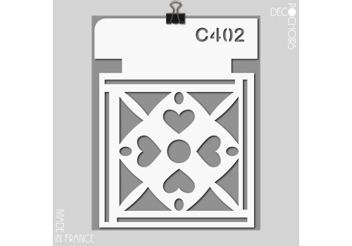 Pochoir pour la décoration. Référence : 