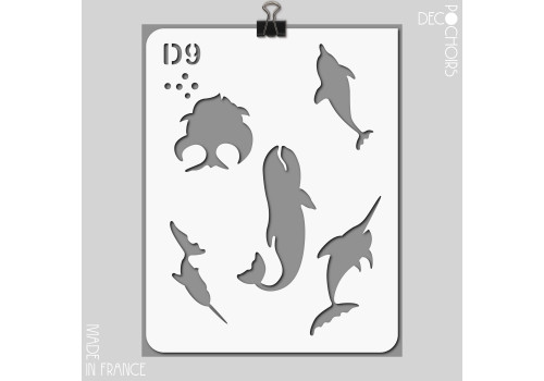 Pochoir pour la décoration. Référence : 
