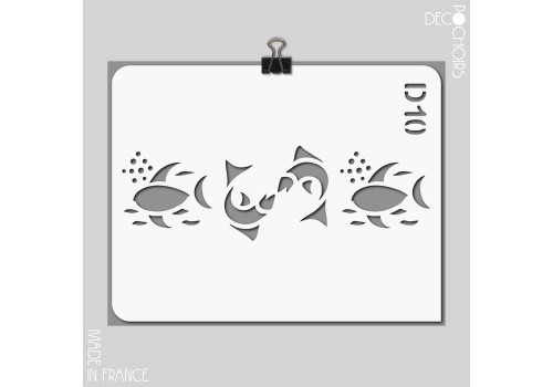 Pochoir pour la décoration. Référence : 
