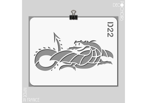 Pochoir pour la décoration. Référence : 