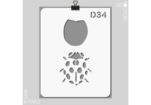Pochoir pour la décoration. Référence : 