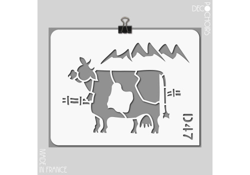 Pochoir pour la décoration. Référence : 