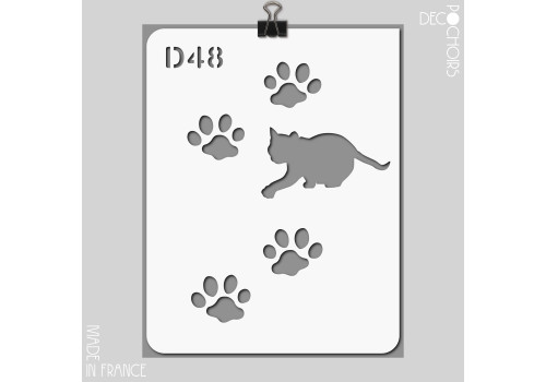 Pochoir pour la décoration. Référence : 