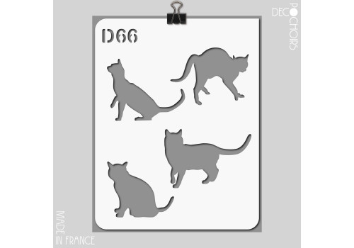 Pochoir pour la décoration. Référence : 