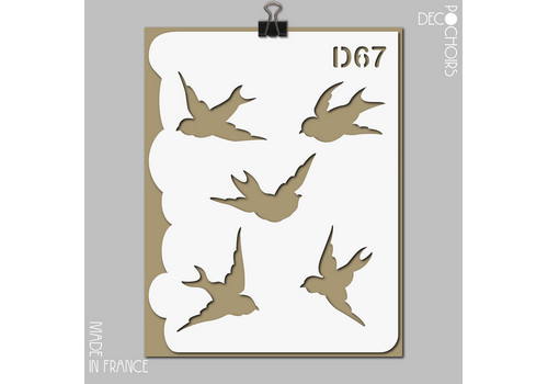 Pochoir pour la décoration. Référence : 