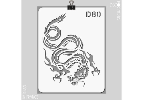 Pochoir pour la décoration. Référence : 