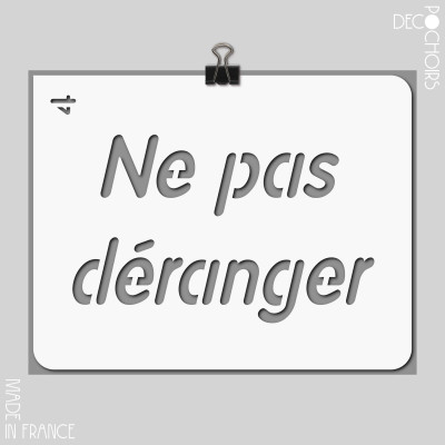 Pochoir pour la décoration. Référence : 