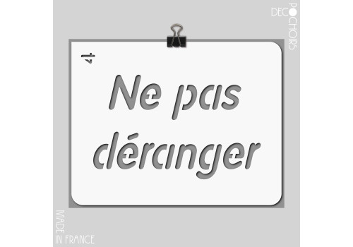 Pochoir pour la décoration. Référence : 