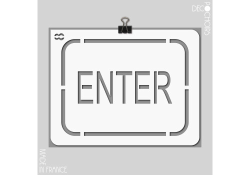 decopochoirs, vos pochoirs personnalisés. Pochoir pour la décoration. Référence :