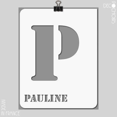 Pochoir pour la décoration. Référence : 