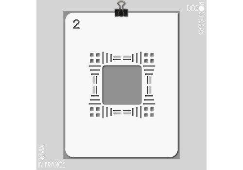 decopochoirs, vos pochoirs personnalisés. Pochoir pour la décoration. Référence :