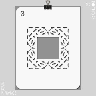 Pochoir pour la décoration. Référence : 