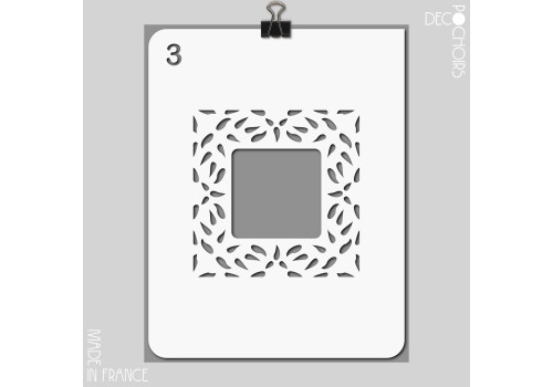 decopochoirs, vos pochoirs personnalisés. Pochoir pour la décoration. Référence :