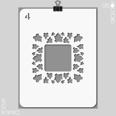Pochoir pour la décoration. Référence : 