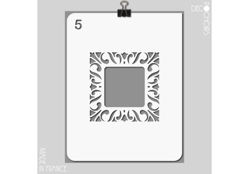 decopochoirs, vos pochoirs personnalisés. Pochoir pour la décoration. Référence :
