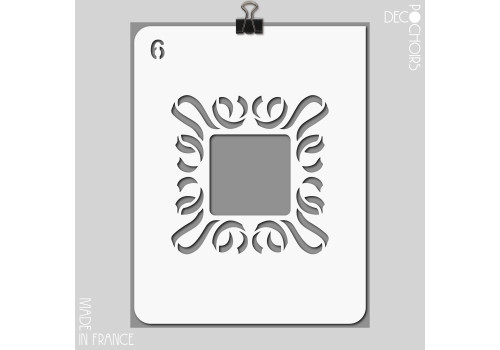 Pochoir pour la décoration. Référence : 