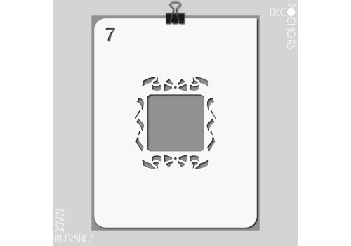 Pochoir pour la décoration. Référence : 