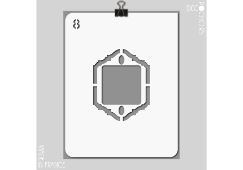 Pochoir pour la décoration. Référence : 