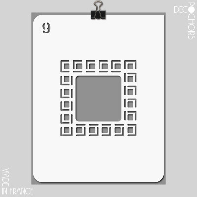 Pochoir pour la décoration. Référence : 