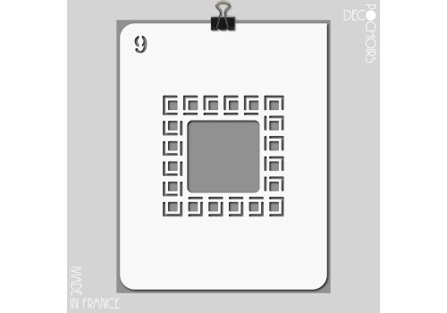 Pochoir pour la décoration. Référence : 